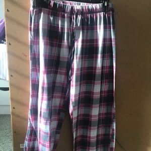 Pink Flannel Pajama Pants